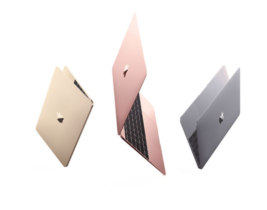 أبل تطلق رسميا نسخة محدثة من جهاز MacBook باللون الوردى (1)
