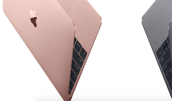 أبل تطلق رسميا نسخة محدثة من جهاز MacBook باللون الوردى (2)