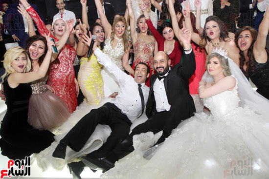 سعد الصغير يحيى حفل زفاف ناريمان وأحمد (7)