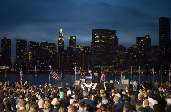 حملات انتخابية ضخمة عشية انتخابات الحسم بولاية نيويورك الأمريكية  (3)