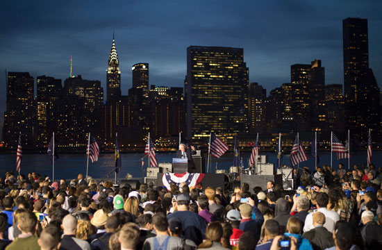 حملات انتخابية ضخمة عشية انتخابات الحسم بولاية نيويورك الأمريكية  (4)