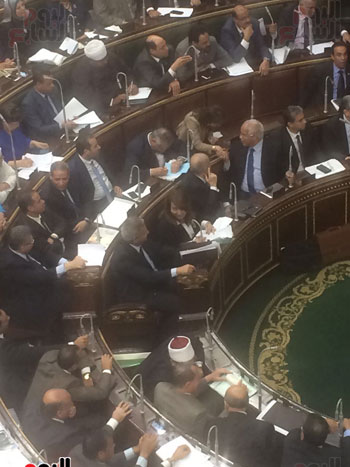 مجلس النواب توافد الوزراء على البرلمان (4)