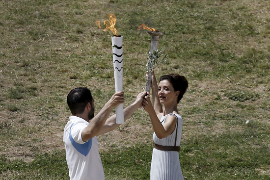 الشعلة الأوليمبيه اليونان (7)