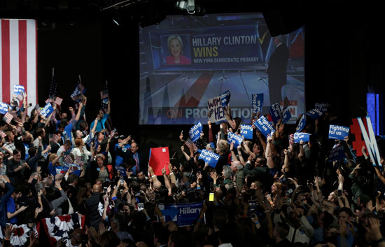هيلارى كلينتون تفوز بالإنتخابات التمهيدية الديمقراطية فى نيويورك (12)