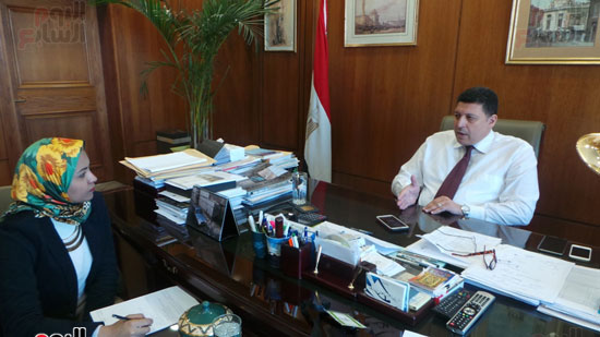 سفير مصر لدى الأردن فى حوار لليوم السابع (9)