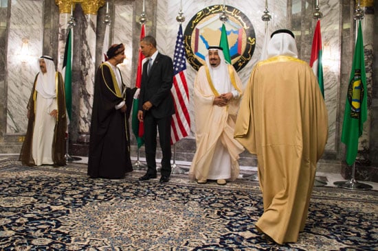 أعمال القمة بين الرئيس الأمريكى وقادة دول الخليج فى الرياض (6)