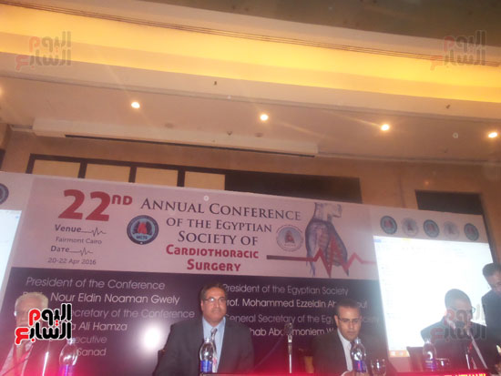 رئيس جامعة المنصورة يفتتح مؤتمر المصرية لجراحة القلب والصدر (3)