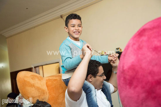 حديد المصريين، ابو هشيمة، يوم اليتيم، دار  ايتام الاورمان، احتفالات يوم اليتيم، المشاركة المجتمعية (2)
