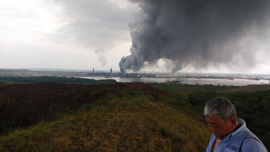 انفجار مصنع للبتروكيماويات ، المكسيك ، مكسيكو سيتى (6)