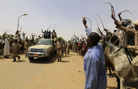استقبال حافل للبشير ، عمر البشير ، دارفور ، السودان ، الرئيس السودانى (3)