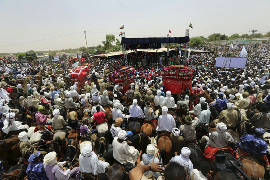 استقبال حافل للبشير ، عمر البشير ، دارفور ، السودان ، الرئيس السودانى (5)