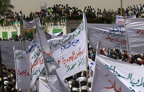 استقبال حافل للبشير ، عمر البشير ، دارفور ، السودان ، الرئيس السودانى (7)