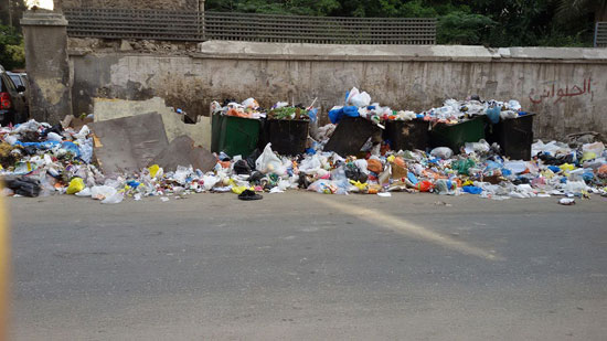 القمامة تحاصر سور كلية الفنون الجميلة فى الإسكندرية (4)