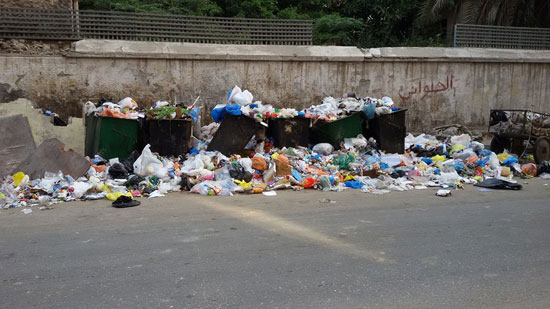 القمامة تحاصر سور كلية الفنون الجميلة فى الإسكندرية (5)