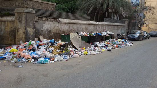 القمامة تحاصر سور كلية الفنون الجميلة فى الإسكندرية (6)