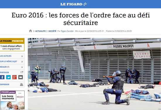 شرطة فرنسا تجرى تدريبات على هجمات إرهابية محتملة