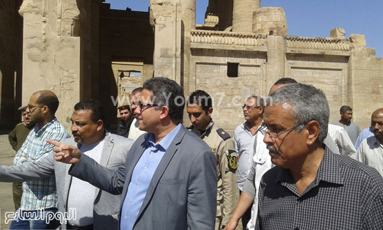 وزير الآثار يكتشف قصورًا فى أنظمة تأمين متحف التماسيح بأسوان (1)