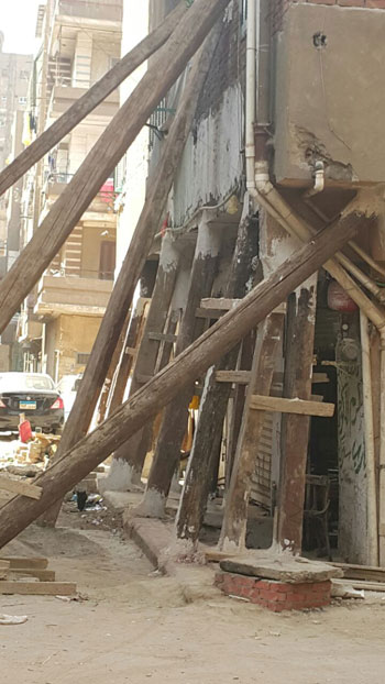 عقار مائل، العباسية، شارع أحمد سعيد، مخالفات المحليات  (1)