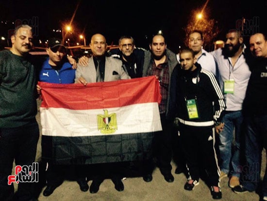 فرحة لاعبى منتخب مصر للصالات بالتأهل لكأس العالم  (1)
