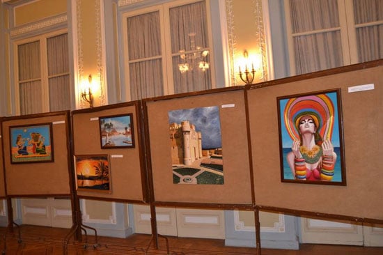 معرض مصر هى حبى - فنون تشكلية ، الفنانة الروسية جانا زاكوفينكو (1)