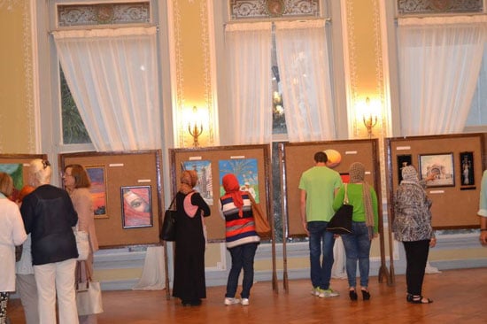 معرض مصر هى حبى - فنون تشكلية ، الفنانة الروسية جانا زاكوفينكو (3)