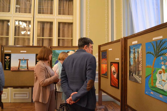 معرض مصر هى حبى - فنون تشكلية ، الفنانة الروسية جانا زاكوفينكو (4)