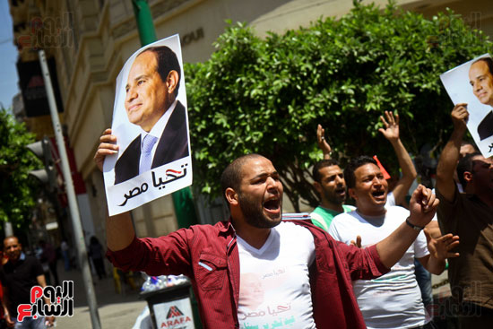 احتفالات تحرير سيناء ميدان طلعت حرب (2)