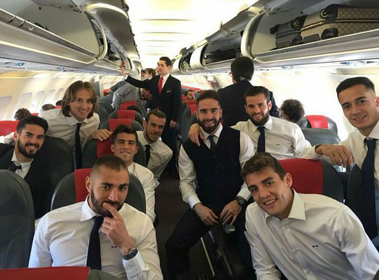 بعثة فريق ريال مدريد إلى مدينة مانشستر  (3)