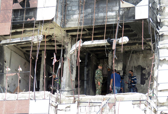 داعش يعلن مسؤوليته عن تفجير سيارة ملغومة فى دمشق (5)