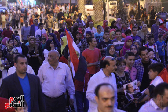 حشد شعبى بميدان عابدين احتفالات تحرير سيناء ميدان عابدين (31)
