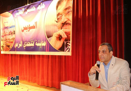 محافظة السويس تنظم حفل تأبين للكاتب الصحفى حسين العشى مؤرخ المقاومة (15)