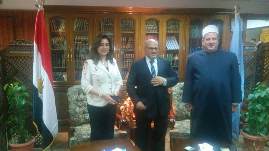 توقيع برتوكول تعاون بين جامعة الأزهر ومحافظة الجيزة‎ (4)