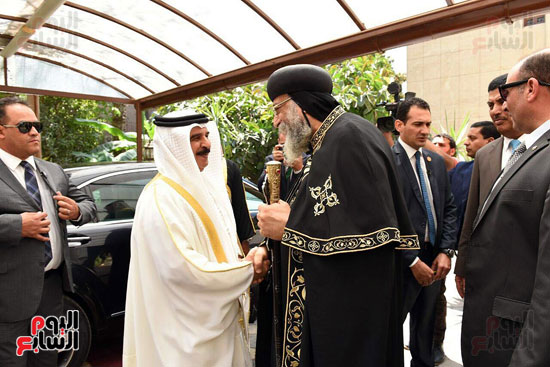 البابا تواضروس وملك البحرين (2)
