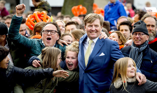 ملك هولندا يحتفل بعيد ميلاده  (13)