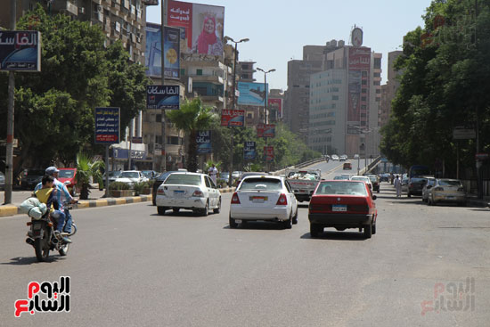 سيولة مرورية فى شوارع القاهرة والجيزة.. وانتشار مكثف لرجال المرور (2)