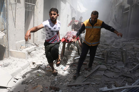 مقتل وإصابة العشرات فى حلب مع استمرار قصف الأحياء السكنية (2)