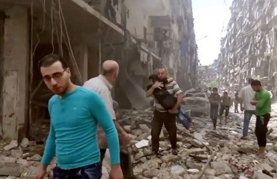 مقتل وإصابة العشرات فى حلب مع استمرار قصف الأحياء السكنية (11)