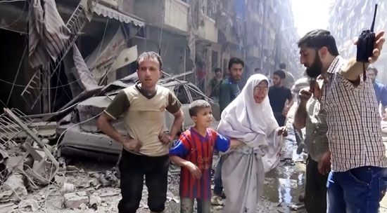 مقتل وإصابة العشرات فى حلب مع استمرار قصف الأحياء السكنية (12)