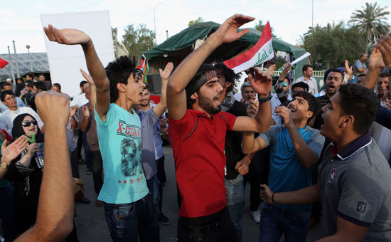مظاهرات عراقية وسط بغداد للمطالبة بحكومة تكنوقراط (7)