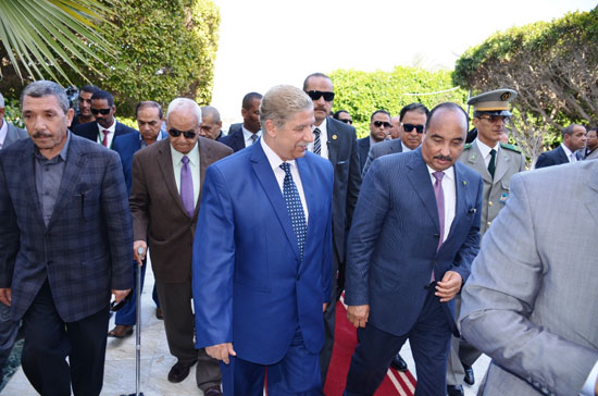 زيارة رئيس موريتانيا للإسماعيلية (1)