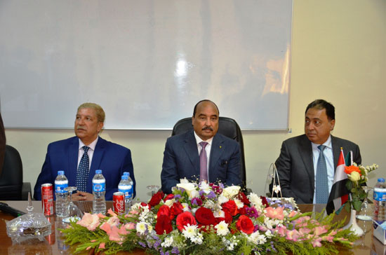 زيارة رئيس موريتانيا للإسماعيلية (2)