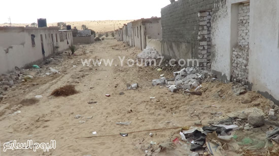 أعمال ترميم 100 منزل بقرية الخربة بشمال سيناء  (4)