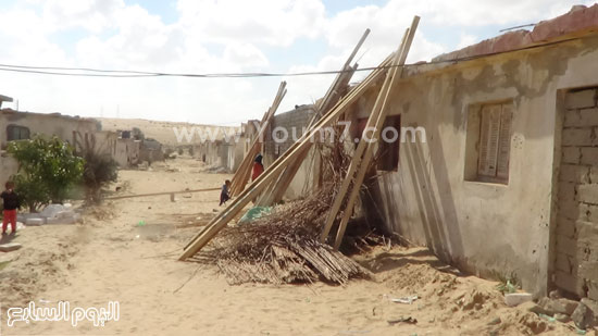 أعمال ترميم 100 منزل بقرية الخربة بشمال سيناء  (5)