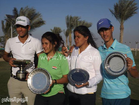 ماجد عبد التواب يتوج بلقب بطولة مصر الدولية لناشئى الجولف (9)