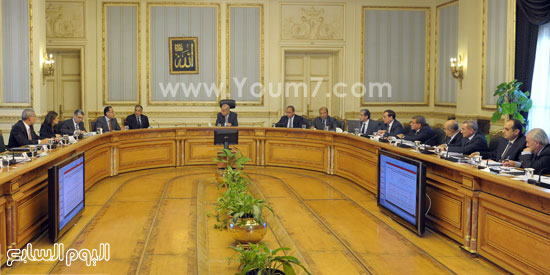 اجتماع المجموعه الاقتصاديه مجلس الوزراء (6)