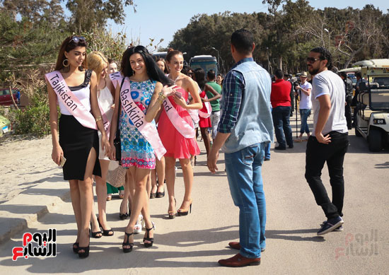 جولة لملكات جمال العالم بقصر المنتزه بالإسكندرية (5)