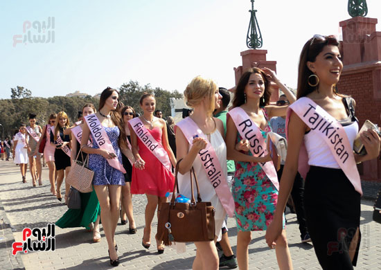 جولة لملكات جمال العالم بقصر المنتزه بالإسكندرية (7)