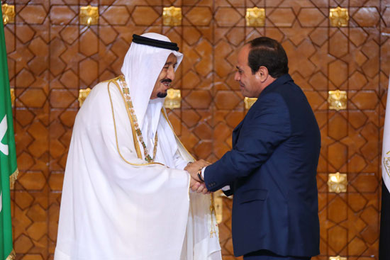 1اخبار مصر اليوم اخبار مصر الملك سلمان  الرئيس السيسي زيارة الملك سلمان لمصر (13)