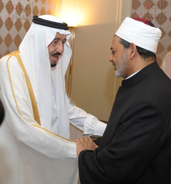 احمد-الطيب-الملك-سلمان-عبد-العزيز-شريف-اسماعيل-الازهر-مجلس-الوزراء-السعودية-(1)