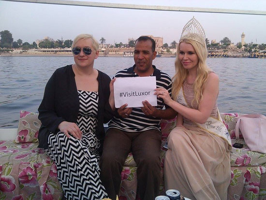 ملكات جمال السياحة الاوروبية ، نجوم الموضة ، الاقصر ، حملة لزيارة مصر (2)